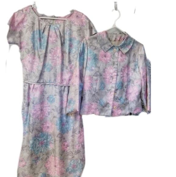 Vintage Hand made Brides Maid Dress with Matching Jacket - Picture 11 of 11